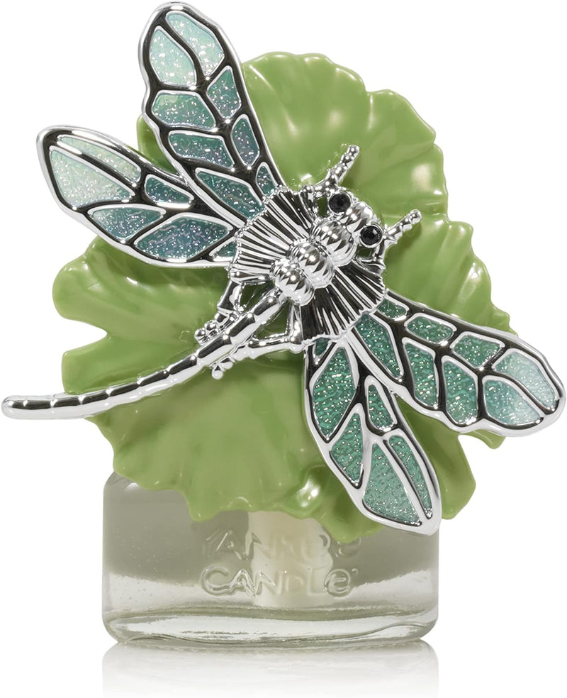 Yankee Candle Scent plug Diffuser Dragonfly With Light Sensor, Scent Plug Refill Sage & Citrus and Wild Orchid