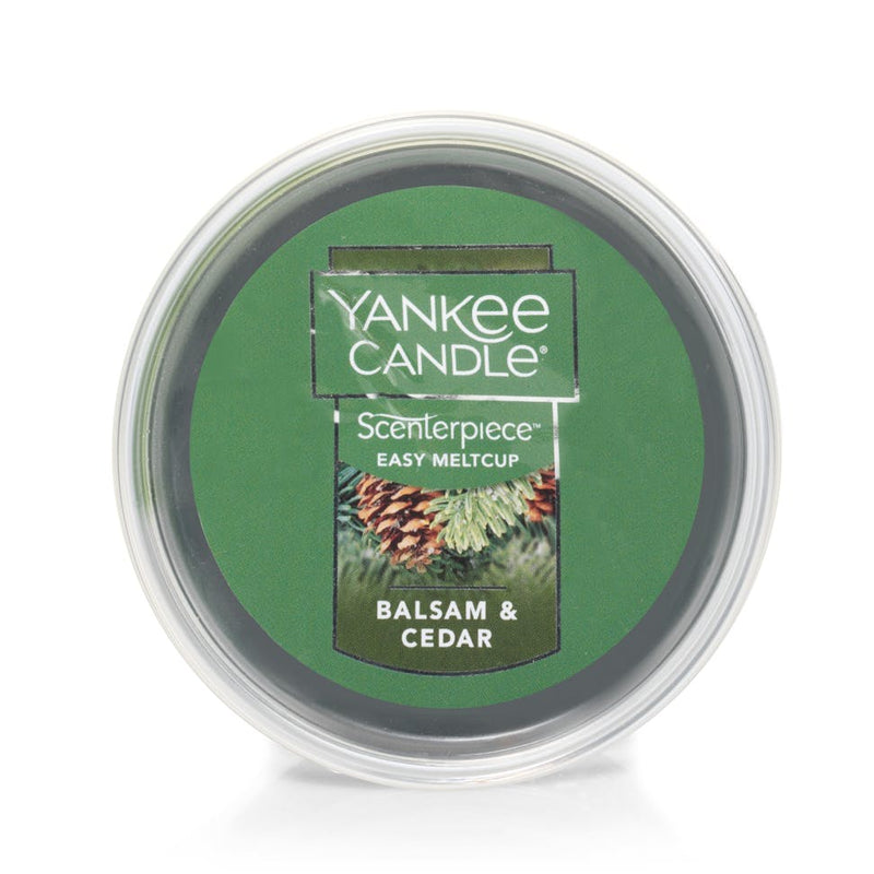 Yankee Candle Witches' Brew, Balsam & Cedar, Ciderhouse and Warm Luxe Cashmere Scenterpiece Easy MeltCup Variety Pack