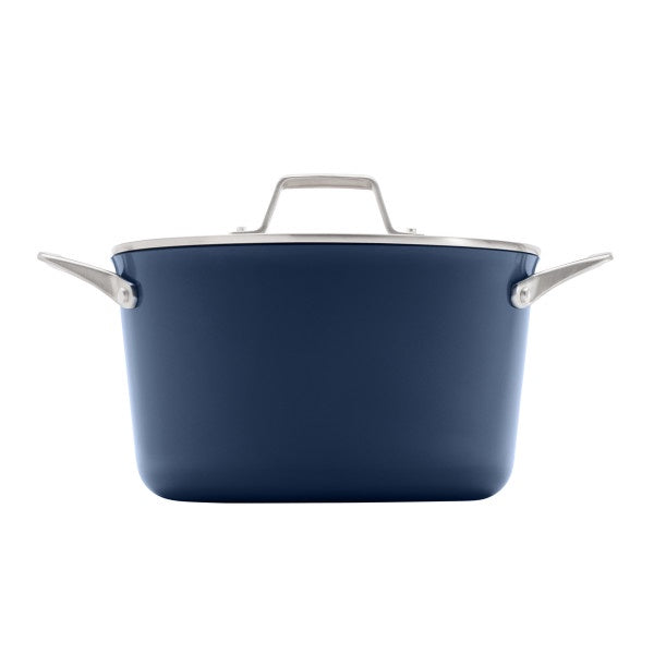 Calphalon Premier Ceramic Nonstick 7-Qt Dutch Oven with Lid, Midnight Blue, 1 CT