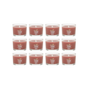 Yankee Candle Signature Votive Mini Candle Jar, Autumn Wreath Scent, Natural Soy Wax Blend Candle with Natural Fiber Wick, 1.3 OZ Glass Jar (Pack of 12)