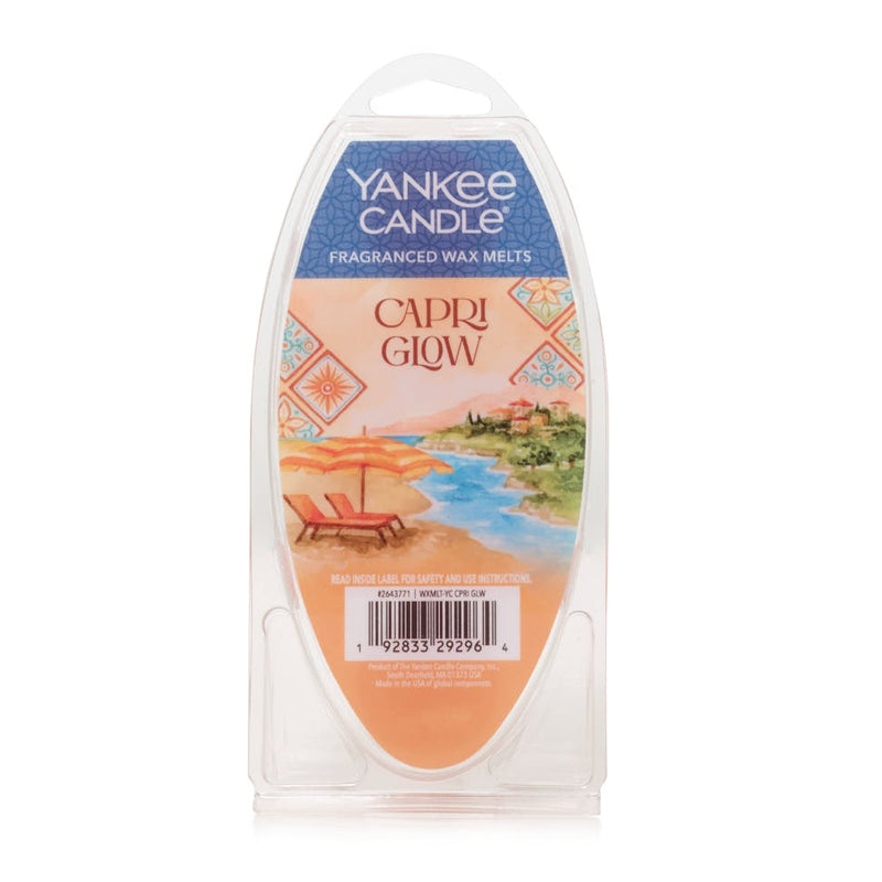 Yankee Candle Hello Italy Collection Fragranced Wax Melts, 6 Wax Spheres per Package, Pack of 6 (36 Cubes Total)