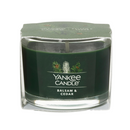 Yankee Candle Signature Votive Mini Candle Jar, Balsam & Cedar Scent, Natural Soy Wax Blend Candle with Natural Fiber Wick, 1.3 OZ Glass Jar (Pack of 6)