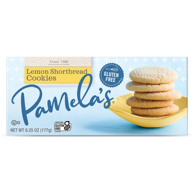 Pamela's Lemon Shortbread Traditional Cookies, 6.25 OZ - Trustables