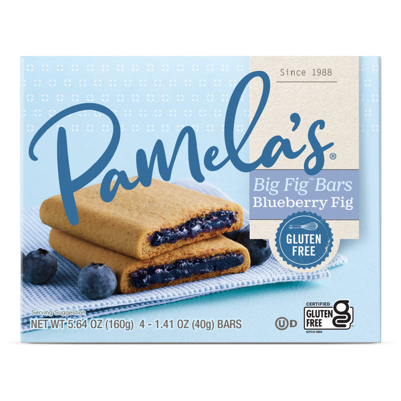 Pamela's Organic Giant Sized Big Blueberry and Fig Cookies, 5.64 OZ - Trustables