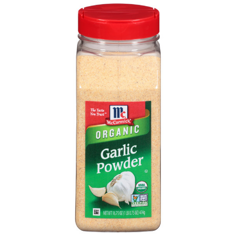 McCormick Organic Garlic Powder, 16.75 OZ - Trustables