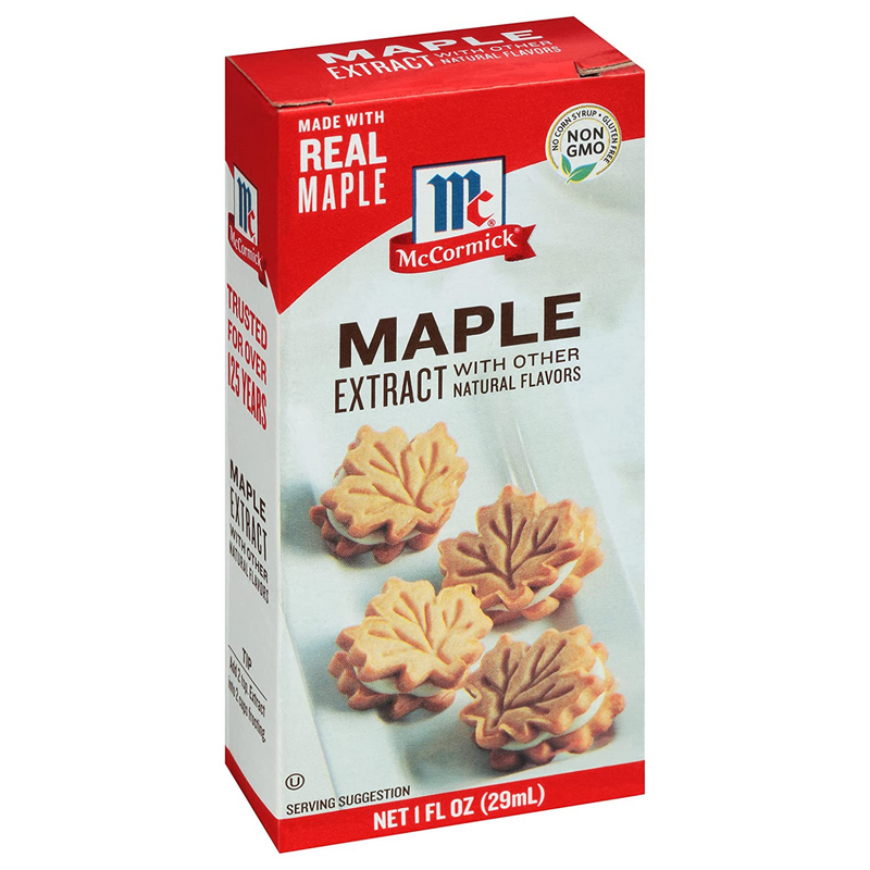 McCormick Maple Extract, Naturally & Artificially Flavored, 1 OZ