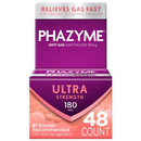 Phazyme Ultra Strength Gas & Bloating Relief, Works in Minutes, 12 Fast Gels