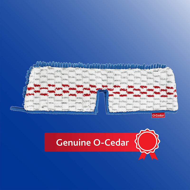 O-Cedar Dual Action Dust Microfiber Flat Flip Mop Refill, 1 CT - Trustables + Genuine O-Cedar