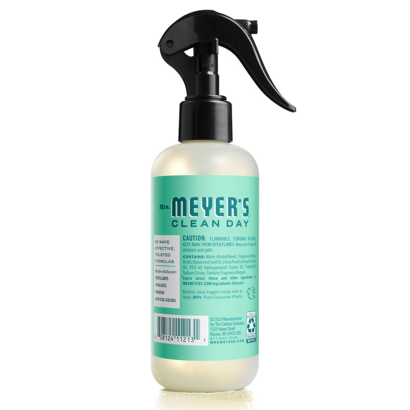 Mrs. Meyer's Clean Day Room Freshener Spray Bottle, Mint Scent, 8 fl oz - Trustables