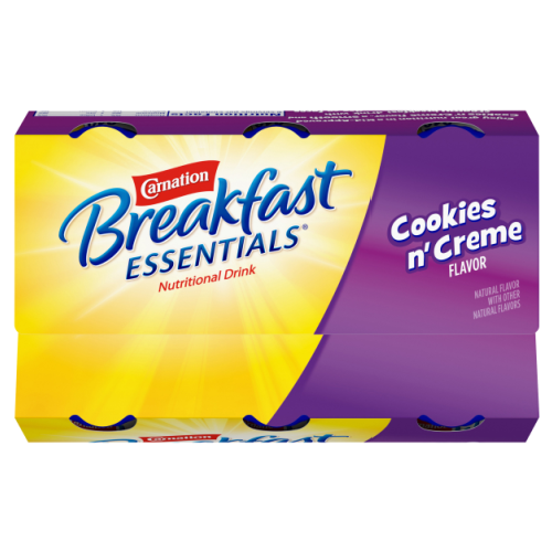 Carnation Breakfast Essentials® Complete Nutritional Drink, Cookies n Creme, 8 oz, 6 CT