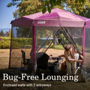 Coleman Back Home 10.5 x 9 Screen Canopy Tent, Blackberry