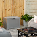 Rubbermaid Deck Box, Medium, 74 Gallon, Light Grey