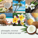 Yankee Candle Small Tumbler Scented Single Wick Jar Candle, Coconut Beach, Over 20 Hours of Burn Time, 4.3 Ounce (Pack of 4)