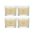 Yankee Candle Signature Votive Mini Candle Jar, Vanilla Cupcake Scent, Natural Soy Wax Blend Candle with Natural Fiber Wick, 1.3 OZ Glass Jar (Pack of 4)