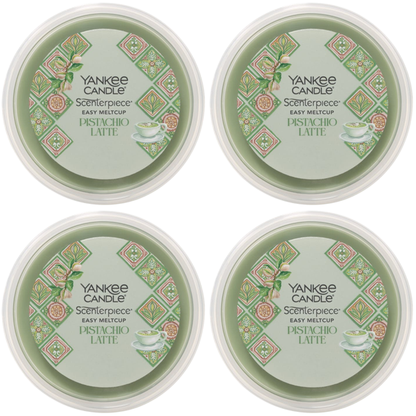 Yankee Candle Pistachio Latte Hello Italy Scenter piece Easy Melt Cup (Pack of 4)