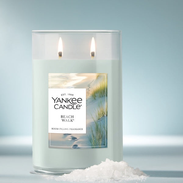 Yankee Candle Large Tumbler Scented Candle, Beach Walk, 20 oz