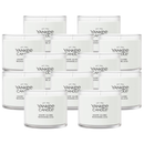 Yankee Candle Signature Votive Mini Candle Jar, Snowglobe Wonderland, Natural Soy Wax Blend Candle with Natural Fiber Wick, 1.3 OZ Glass Jar (Pack of 12)