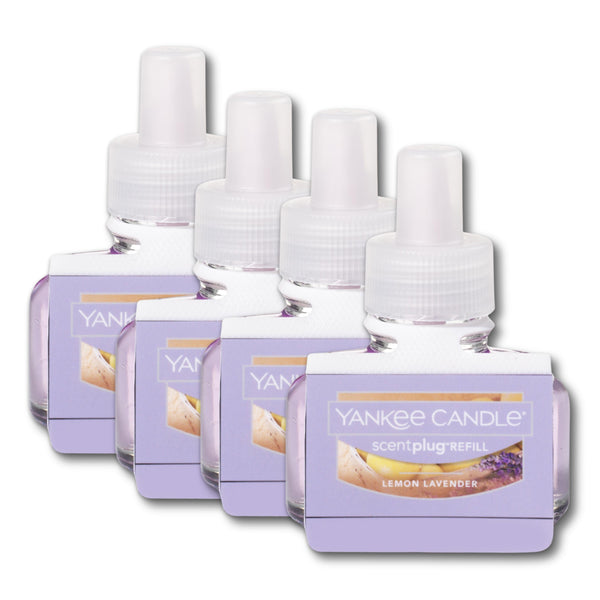 Yankee Candle Scent Plug Refill, Lemon Lavender (Pack of 4)
