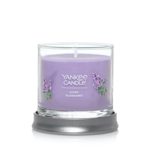 Yankee Candle Small Tumbler Scented Single Wick Jar Candle, Lilac Blossoms, Over 20 Hours of Burn Time, 4.3 Ounce (Pack of 4)