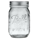 Ball Regular Mouth Glass Mason Jars with Lids and Bands, Used for Canning, Pickling, Juice, Jam, Jelly, Pint Size 16 Ounce (Pack of 36)