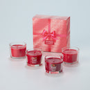 Yankee Candle EveryDay Scented Votive Candle Gift Set, Sparkling Cinnamon, Red Apple Wreath, 1.3 OZ (Pack of 4)