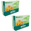 FoodSaver Pre-Cut Vacuum Seal Bags, 1 Quart, 44-Count, Pack of 2 (88 Bags Total)