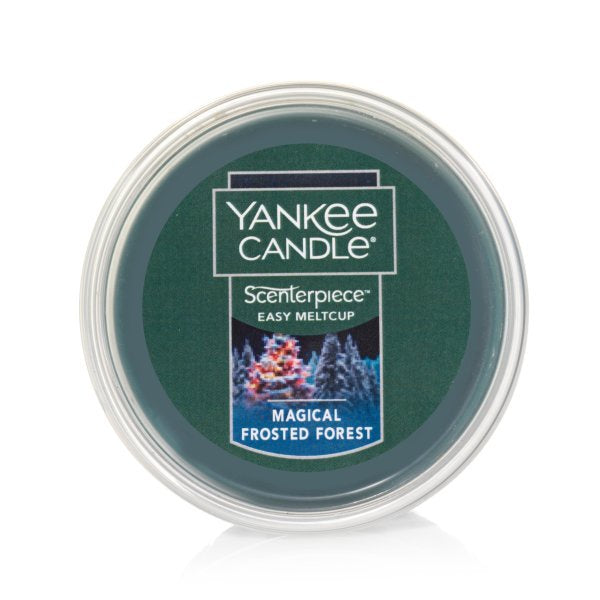 Yankee Candle Holiday Winterfest, Magical Frosted Forest, Snow Globe Wonderland and Winter Night Stars Scenterpiece Easy MeltCup Variety Pack