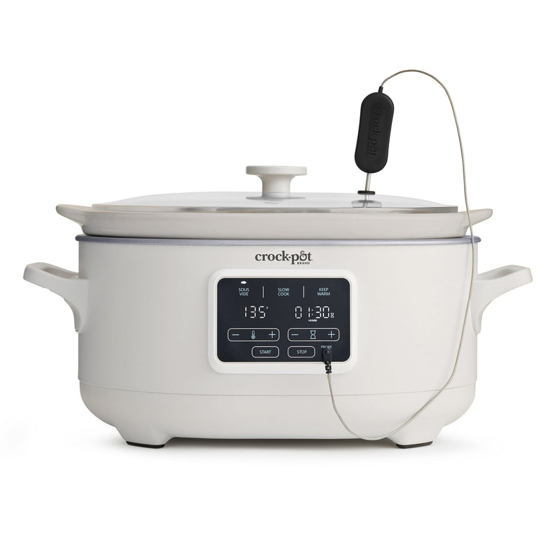 Crock-Pot Prgrammable 6-Quart Slow Cooker with Sous Vide, Oat Milk, 1 CT