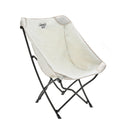 Coleman Low-Back Sherpa Chair, White, 1 CT