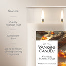 Yankee Candle Large Tumbler Scented Candle, Amber & Sandalwood, 20 oz