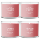 Yankee Candle Signature Votive Mini Candle Jar, Home Sweet Home, Natural Soy Wax Blend Candle with Natural Fiber Wick, 1.3 OZ Glass Jar (Pack of 4)