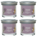 Yankee Candle Small Tumbler Scented Single Wick Jar Candle, Dried Lavender & Oak, Over 20 Hours of Burn Time, 4.3 Ounce (Pack of 4)