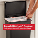 Rubbermaid Premier Series IV 12.4G Step-On Trash Can with Stainless Steel Lid