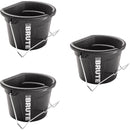 BRUTE 3-in-1 Flat Back Bucket, 5 Gallon, Pack of 3