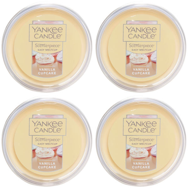 Yankee Candle Vanilla Cupcake Scenterpiece Easy MeltCup (Pack of 4)