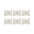 Yankee Candle Signature Votive Mini Candle Jar, Coconut Beach Scent, Natural Soy Wax Blend Candle with Natural Fiber Wick, 1.3 OZ Glass Jar (Pack of 6)