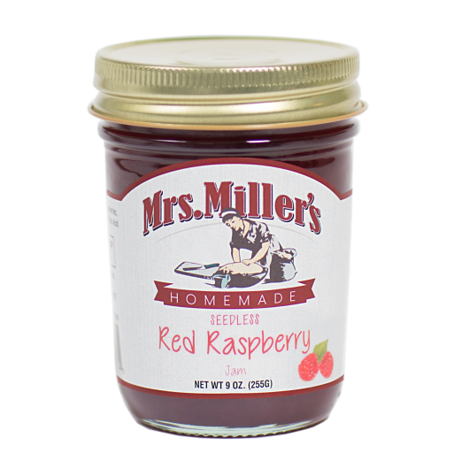 Mrs. Miller's Seedless Red Raspberry Jam, 9 OZ