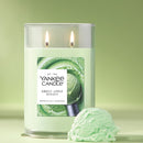 Yankee Candle Large Tumbler Scented Candle, Green Apple Sorbet, 20 oz