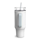bubba Stainless Steel Insulated Tumbler with Handle and Straw, Fresh Kicks, 40 Ounce