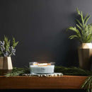 WoodWick Scented Ellipse Candle, Crackles as it Burns, Magnolia Birch, 16oz