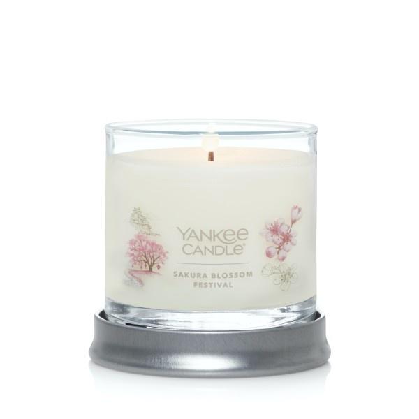 Yankee Candle Small Tumbler Scented Single Wick Jar Candle, Sakura Blossom Festival, Over 20 Hours of Burn Time, 4.3 Ounce (Pack of 2)