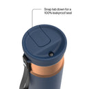 Contigo SnapSeal Vacuum-Insulated Stainless Steel Travel Mug, Abyss Bronze, 24 Ounce