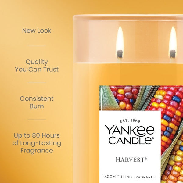 Yankee Candle Large Tumbler Scented Candle, Harvest, 20 oz