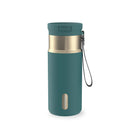 Contigo SnapSeal Vacuum-Insulated Stainless Steel Travel Mug, Mineral Teal Champagne, 16 Ounce (2 Pack)