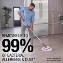 Rubbermaid Microfiber Twist Mop Kit with 2 Refills Kit Machine Washable Built-in Wringer Lightweight Safe for All Floor Types Deep Cleaning for Home/Bathroom/Garage/Office