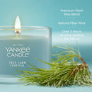 Yankee Candle Signature Votive Mini Candle Jar, Tree Farm Festival, Natural Soy Wax Blend Candle with Natural Fiber Wick, 1.3 OZ Glass Jar (Pack of 12)