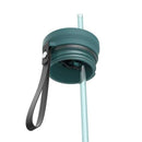 Contigo Snapseal Stainless Steel Leakproof Water Bottle with Carry Strap and Straw, Mineral Teal Champagne, 24 Ounce