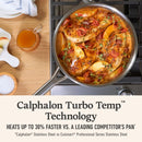 Calphalon Stainless Steel 3-Qt Sauté Pan with Lid