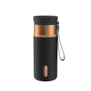 Contigo SnapSeal Vacuum-Insulated Stainless Steel Travel Mug, Licorice Bronze, 16 Ounce