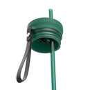 Contigo Snapseal Stainless Steel Leakproof Water Bottle with Carry Strap and Straw, Dark Emerald Champagne, 24 Ounce